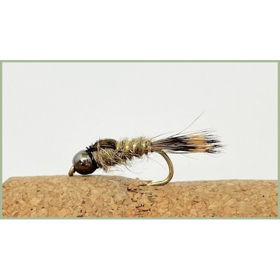 Goldhead Jig Flies - Confezione Da 24 Mosche Per Trota - Jig Nymph Misure Miste 12-16 - Troutflies UK